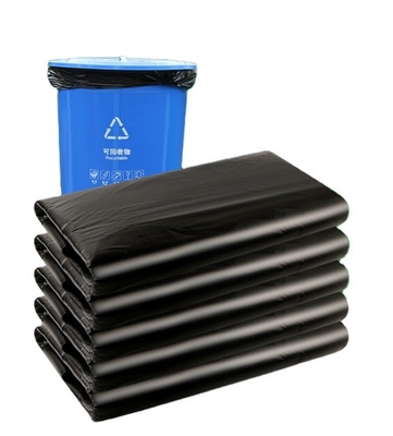 Saco de lixo extra grosso, pesado, preto, caixa de lixo, 5-100 micras de espessura
