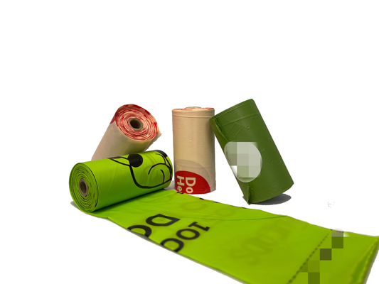PBAT/PLA/amido Saco biodegradável para cães A solução ecológica para a eliminação de resíduos de animais de estimação
