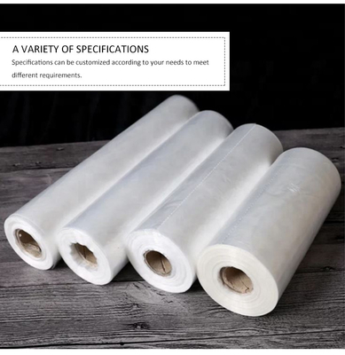 Sacos de embalagem em rolos de alimentos de plástico HDPE transparente personalizados