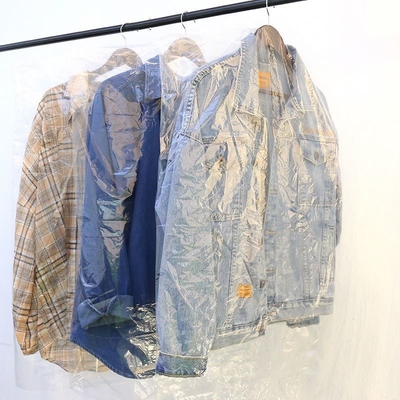 Sacos de plástico à prova de poeira para armazenamento de roupas