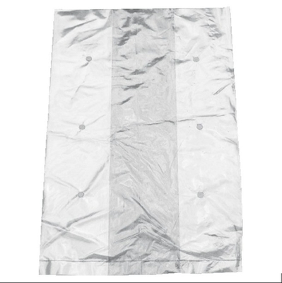 Saco de alface em PE seco de qualidade alimentar, ventilado em LDPE, transparente, não impresso, para distribuidor