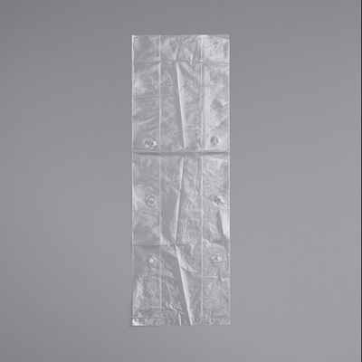 Saco de alface em PE seco de qualidade alimentar, ventilado em LDPE, transparente, não impresso, para distribuidor
