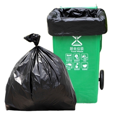 Rolo de sacos plásticos compostáveis de 100 galões com certificado de compostagem OK