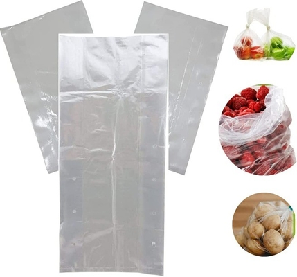 Fabricação de sacos de PE perfurados respiráveis para frutas e legumes