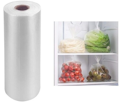 HDPE Produce Bag Roll para Frutas Vegetais Panaderia Snack Bolsas de mantimentos 5-40 mic Espessura
