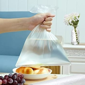 Sacos de plástico transparente de produção 5-40 mic de espessura Ideal para pão frutas vegetais armazenamento