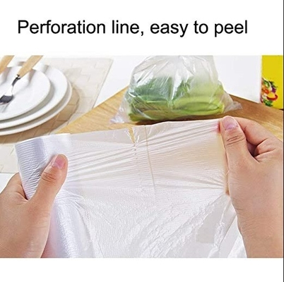 Sacos de plástico transparente de produção 5-40 mic de espessura Ideal para pão frutas vegetais armazenamento