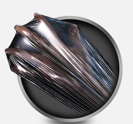 Sacos de lixo selados com estrela forte de HDPE/LDPE/LLDPE preto para embalagens de sacos de lixo de escritório