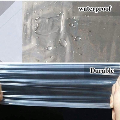 5.5-12,5 microns Espessura Cobertura de poeira de plástico de mesa para móveis transparentes descartáveis