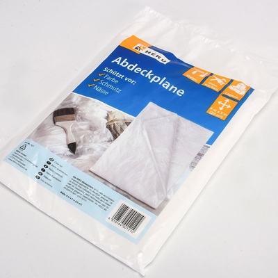5.5-12,5 microns Espessura Cobertura de poeira de plástico de mesa para móveis transparentes descartáveis