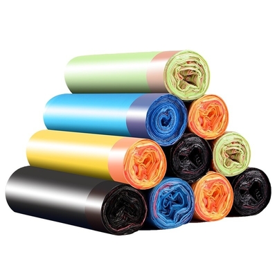 Amostra HDPE/LDPE/LLDPE Personalização Sacos de lixo de plástico preto Sacos de lixo pesados
