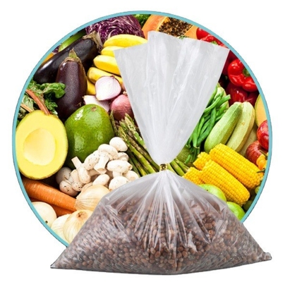 Sacos congeladores de plástico de qualidade alimentar para produção em massa de alimentos secos para uso doméstico e no supermercado
