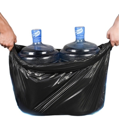 Sacos de lixo descartáveis para uso doméstico, industrial e personalizado Sacos de lixo pesados de plástico preto