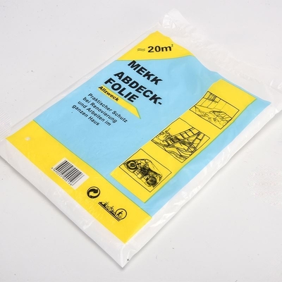 Dimensão personalizada Cobertura de poeira de filme transparente descartável para móveis e ar condicionado