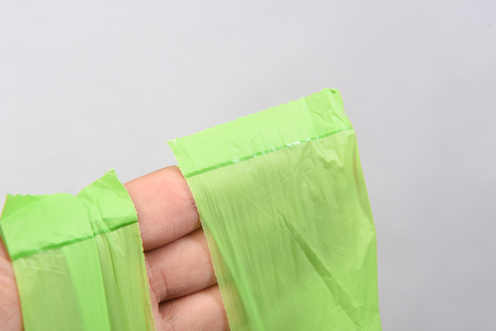 Estrutura de material de 40% de Bioressource Verde Bolsas de compras de plástico reutilizáveis