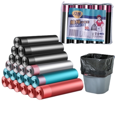 Sacos de lixo de plástico embalagem de latas de lixo pesada para fabricantes Produtos domésticos