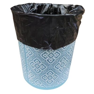 Resíduos domésticos e de escritório HDPE/LDPE/LLDPE Saco de lixo de boca plana descartável espesso