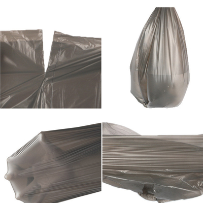 Resíduos domésticos e de escritório HDPE/LDPE/LLDPE Saco de lixo de boca plana descartável espesso