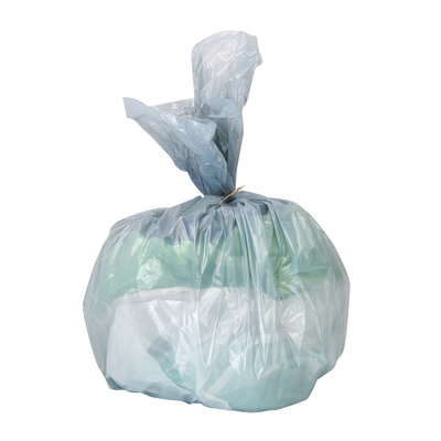 Resíduos domésticos e de escritório HDPE/LDPE/LLDPE Saco de lixo de boca plana descartável espesso