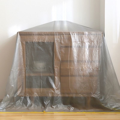 Sacos de lixo para proteção de plástico estilo dropcloth PE material à prova de poeira coberturas de sofá