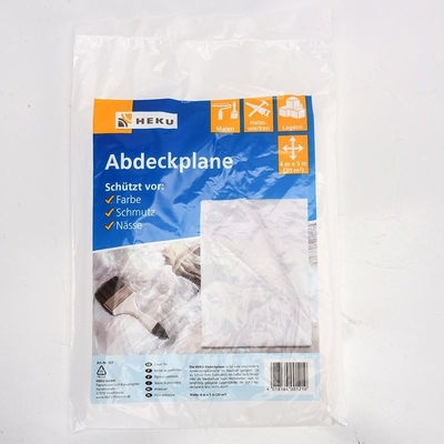 Sacos de lixo para proteção de plástico estilo dropcloth PE material à prova de poeira coberturas de sofá