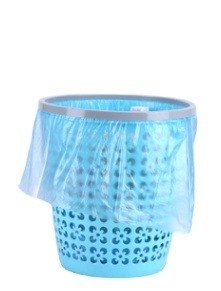Sacos de lixo de plástico em rolos para uso doméstico com certificado de compostagem OK