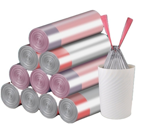 Impressão offset personalizada Star Seal Kitchen Bin Liner Bag para eliminação de resíduos plásticos