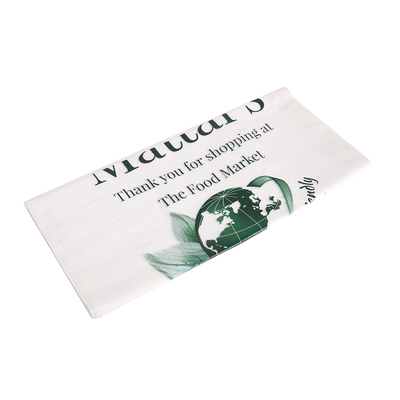 Saco de camiseta personalizado em HDPE/LDPE/LLDPE para compras em supermercados e embalagens para levar
