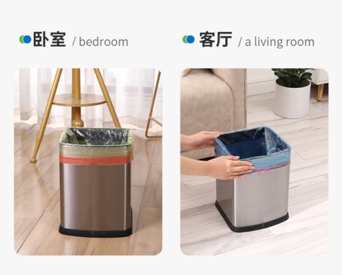 Caixote de lixo de plástico para uso doméstico com alça Design durável e conveniente