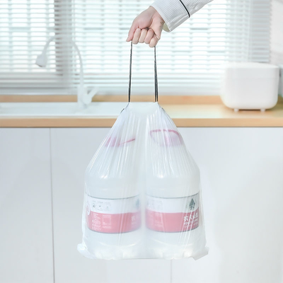 Caixote de lixo de plástico para uso doméstico com alça Design durável e conveniente