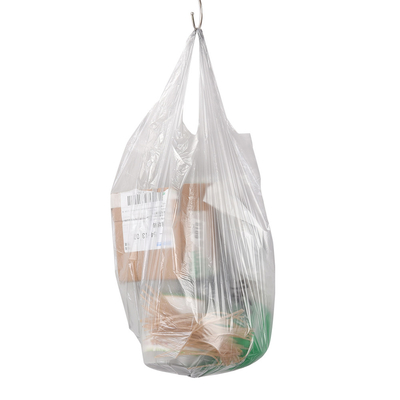 Supermercado Veste de manuseio Bolsas de compras com impressão offset e plástico reciclável