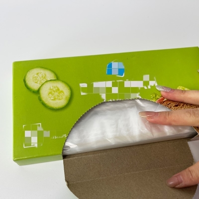 Saco de embalagem de alimentos em plástico biodegradável PE em rolo para proteção clara e fresca