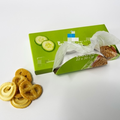 Saco de embalagem de alimentos em plástico biodegradável PE em rolo para proteção clara e fresca