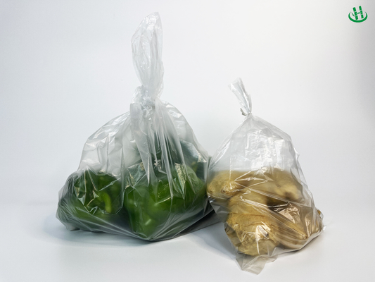 Certificado de compostagem Oxo Saco de plástico biodegradável para compradores ecológicos e conscientes do meio ambiente