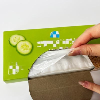 Sacos de HDPE transparentes para vegetais Resistentes à rasgadura Sacos de plástico de HDPE/LDPE/LLDPE para supermercados