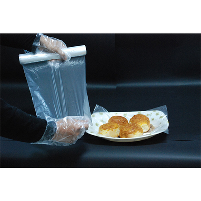 Embalagem de alimentos transparente HDPE LDPE Saco de plástico de mercearia em rolos com tamanho personalizado