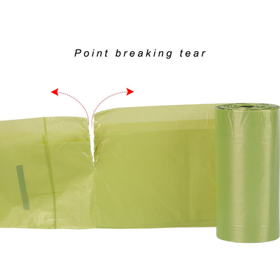 Resíduos de lixo Sacos de plástico biodegradáveis compostáveis com PBAT/PLA/amido