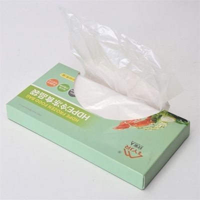 Embalagem de proteção de frescura transparente Saco de plástico em rolos para alimentos secos com cor bege