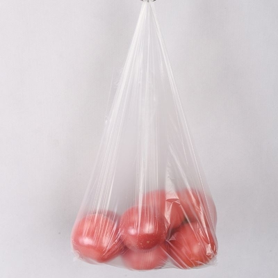 Embalagem de proteção de frescura transparente Saco de plástico em rolos para alimentos secos com cor bege
