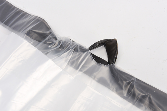 HDPE LDPE MDPE Saco de fundo quadrado de escritório Doméstico Portátil Saco de plástico de fechamento automático