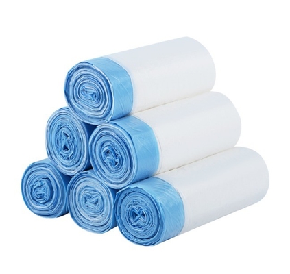 Sacos plásticos portáteis e descartáveis para resíduos domésticos