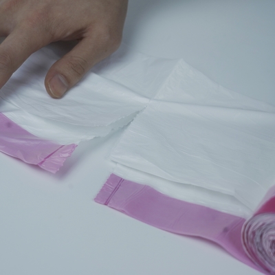 Sacos de cordas desenhadas para lixo Resíduos de HDPE Resíduos de plástico Sacos de plástico Embalagem personalizada
