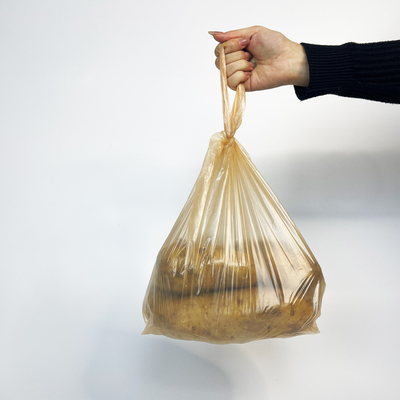 Saco perforado respirável para frutas e vegetais, saco de plástico espesso branco transparente