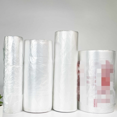 Saco de lixo de tipo colete para produtos domésticos HDPE/LDPE/LLDPE Saco de plástico preto descartável