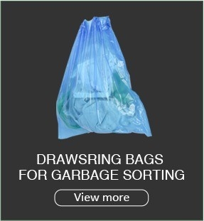 OK Compost Certificado Mass Customização Drawstring Sacos de lixo de cozinha para logotipo personalizado