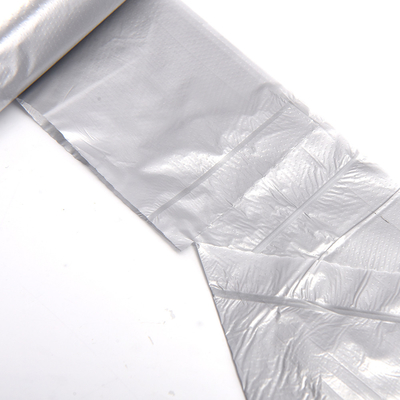Saco de lixo de boca plana de uso doméstico portátil de cores de cozinha saco de mão descartável impresso
