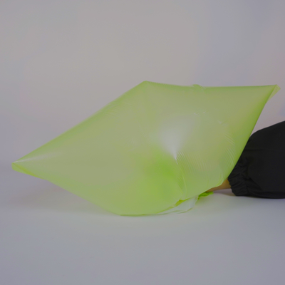 Saco de lixo descartável de HDPE colorido com fecho com corda de tração