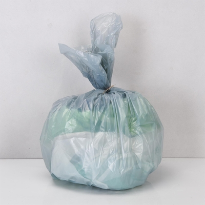 Impressão offset Manuseio da superfície Saco de lixo de plástico LDPE em rolo para latas de lixo bege