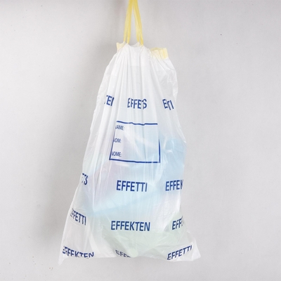 Saco de lixo de plástico de cor verde ou personalizada em rolos com espessura de 5-50 micrômetros