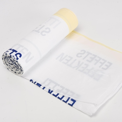 Saco de lixo de plástico de cor verde ou personalizada em rolos com espessura de 5-50 micrômetros